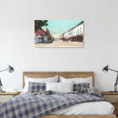 Sicht auf die Vierte Straße, San Rafael, CA Leinwanddruck (Insitu (Schlafzimmer))