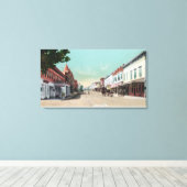 Sicht auf die Vierte Straße, San Rafael, CA Leinwanddruck (Insitu (Holzboden))
