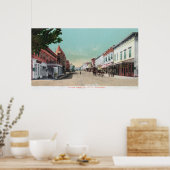 Sicht auf die Vierte Straße, San Rafael, CA Poster (Küche)