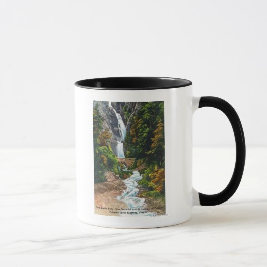 Sicht auf die Wah-Kee-Na-Wasserfälle Tasse (Rechts)