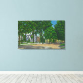 Sicht auf die Washington Street Leinwanddruck (Insitu (Holzboden))