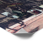 Sicht auf die Washington Street Oakland, CA Poster (Ecke)