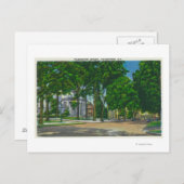 Sicht auf die Washington Street Postkarte (Vorne/Hinten)