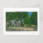 Sicht auf die Washington Street Postkarte (Vorderseite)