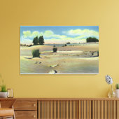 Sicht auf die Wüste Maine Leinwanddruck (Insitu (Wohnzimmer))