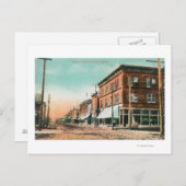 Sicht auf die zweite Straße Postkarte (Vorne/Hinten)