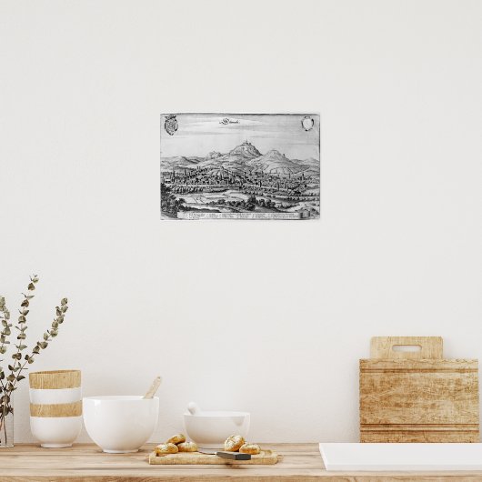 Sicht auf Eisenach Poster (Küche)