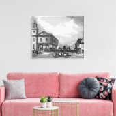 Sicht auf Faversham, Kent, 1832 Leinwanddruck (Insitu (Wohnzimmer))