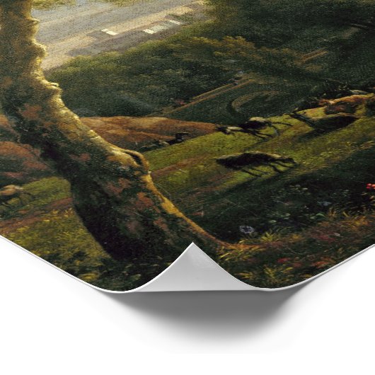 Sicht auf Frascati Poster (Ecke)