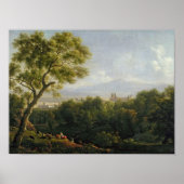 Sicht auf Frascati Poster (Vorne)