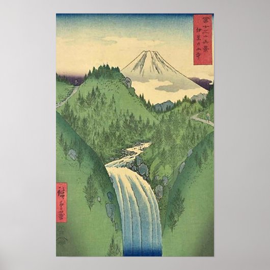 Sicht auf Fuji 22 Poster (Vorne)