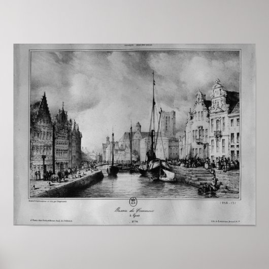 Sicht auf Gent Poster (Vorne)