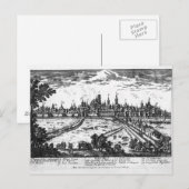 Sicht auf Gent Postkarte (Vorne/Hinten)