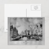 Sicht auf Gent Postkarte (Vorne/Hinten)