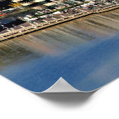 Sicht auf Georgetown und Waterfront-Washington DC Poster (Ecke)