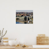 Sicht auf Georgetown und Waterfront-Washington DC Poster (Küche)