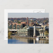 Sicht auf Georgetown und Waterfront-Washington DC Postkarte (Vorne/Hinten)