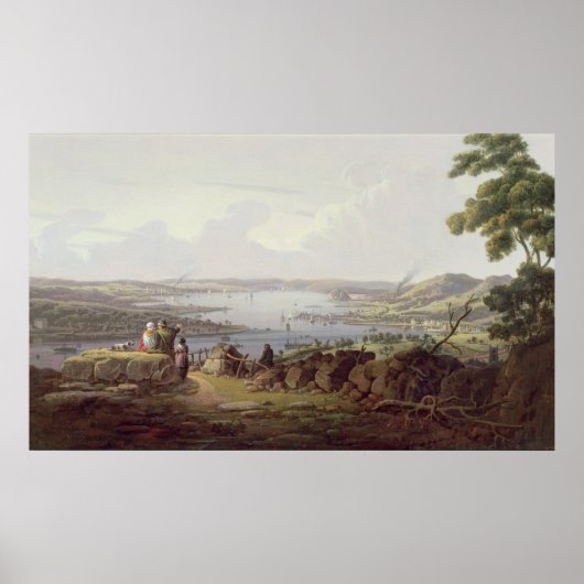 Sicht auf Greenock, Schottland Poster (Vorne)