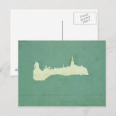Sicht auf Hamburg Postkarte (Vorne/Hinten)