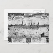Sicht auf Hamburg Postkarte (Vorne/Hinten)