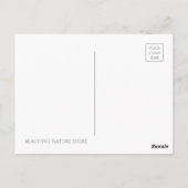 Sicht auf Kirschblüten (& Frühlingssinn) Postkarte (Rückseite)