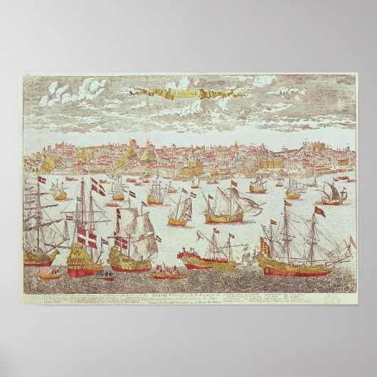 Sicht auf Lissabon Poster (Vorne)