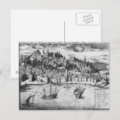 Sicht auf Lissabon Postkarte (Vorne/Hinten)