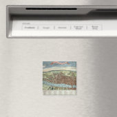 Sicht auf London, c.1560 Magnet (In Situ (Geschirrspüler))
