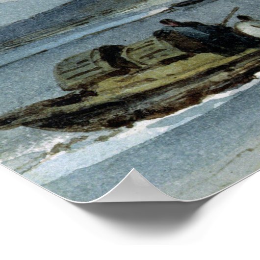 Sicht auf Macau, China Poster (Ecke)