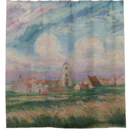 Sicht auf Mariakerke Duschvorhang