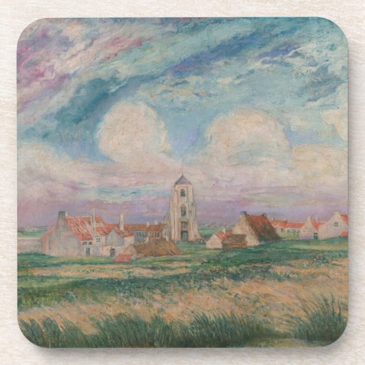 Sicht auf Mariakerke Getränkeuntersetzer (Vorderseite)