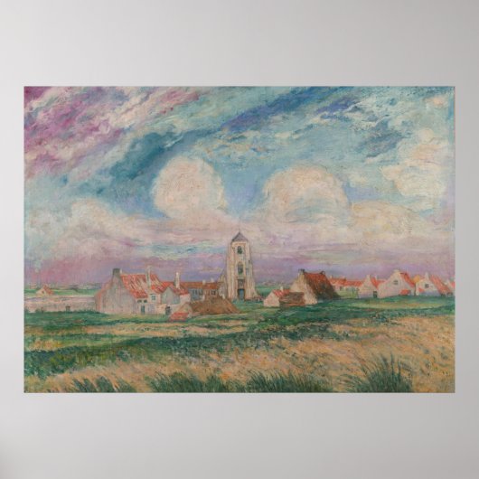 Sicht auf Mariakerke Poster (Vorne)