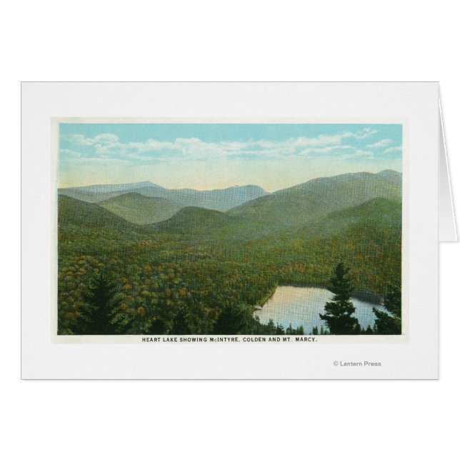 Sicht auf McIntyre, Colden und Marcy Mts. (Vorderseite (Horizontal))