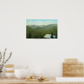 Sicht auf McIntyre, Colden und Marcy Mts. Poster (Küche)