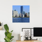 Sicht auf Miami Skyline Poster (Heimbüro)