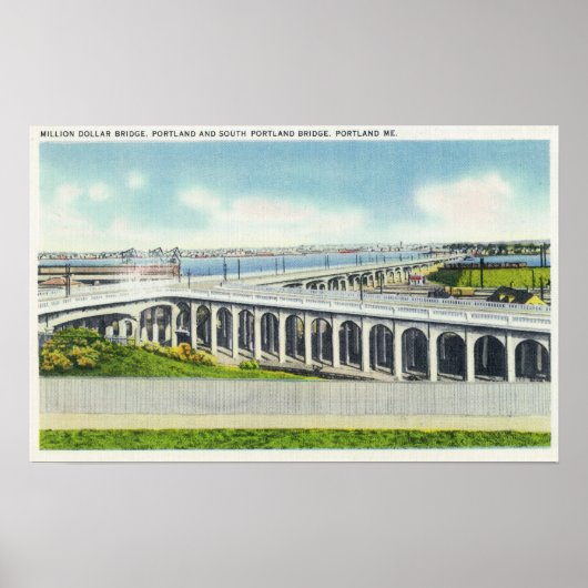 Sicht auf Millionen Dollar Poster (Vorne)