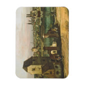 Sicht auf München, c. 1761 (Öl auf Leinwand) Magnet (Vertikal)
