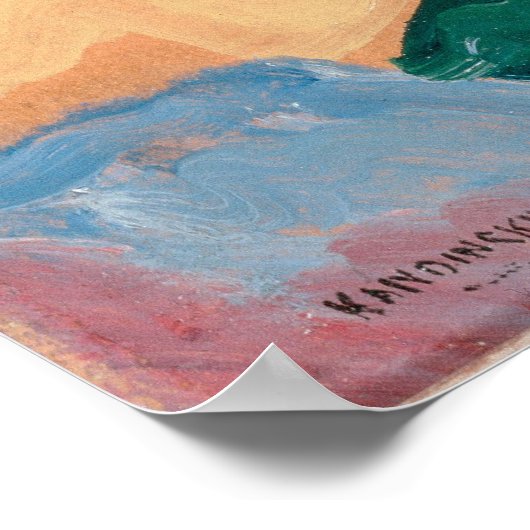 Sicht auf Murnau Poster (Ecke)