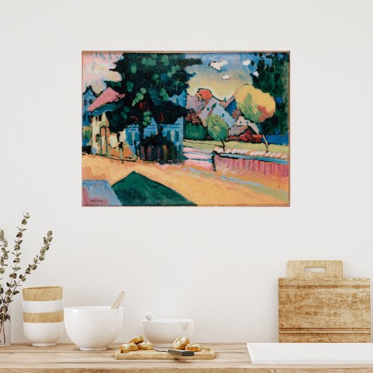 Sicht auf Murnau Poster (Küche)