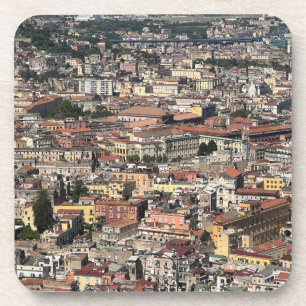 Sicht auf Neapel, Italien Getränkeuntersetzer