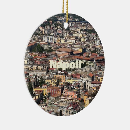 Sicht auf Neapel, Italien Keramik Ornament (Rechts)