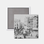 Sicht auf Piccadilly Circus, c. 1900 Magnet (Vorderseite/Rückseite)