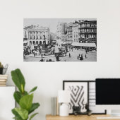 Sicht auf Piccadilly Circus, c. 1900 Poster (Heimbüro)