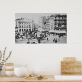 Sicht auf Piccadilly Circus, c. 1900 Poster (Küche)