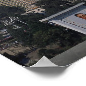 Sicht auf Pjöngjang, Nordkorea Poster (Ecke)