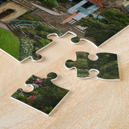 Sicht auf Portmeirion Estuary Gwynedd, North Wales Puzzle (Seite)