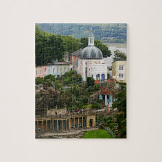 Sicht auf Portmeirion Estuary Gwynedd, North Wales Puzzle