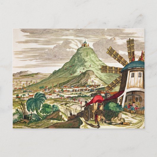 Sicht auf Potosi in Bolivien Postkarte (Vorderseite)