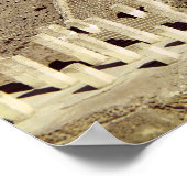 Sicht auf Pyramide B, vorkolumbianisch Poster (Ecke)