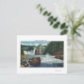 Sicht auf Regenbogen und Horseshoe Falls Postkarte (Stehend Vorderseite)